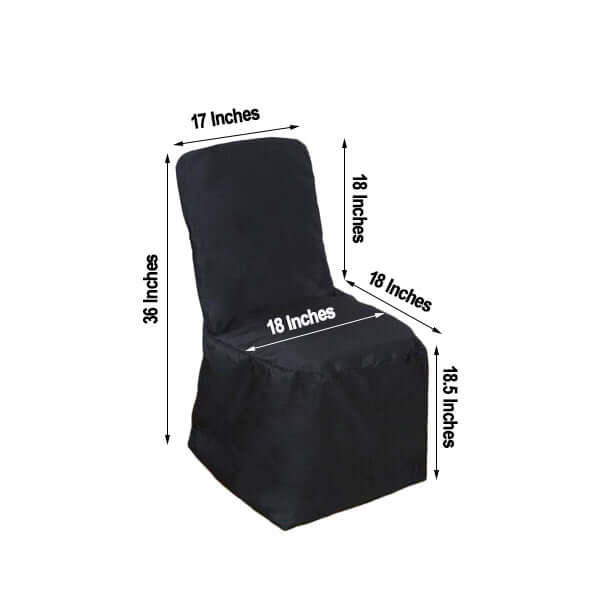 size polyester chair cover
