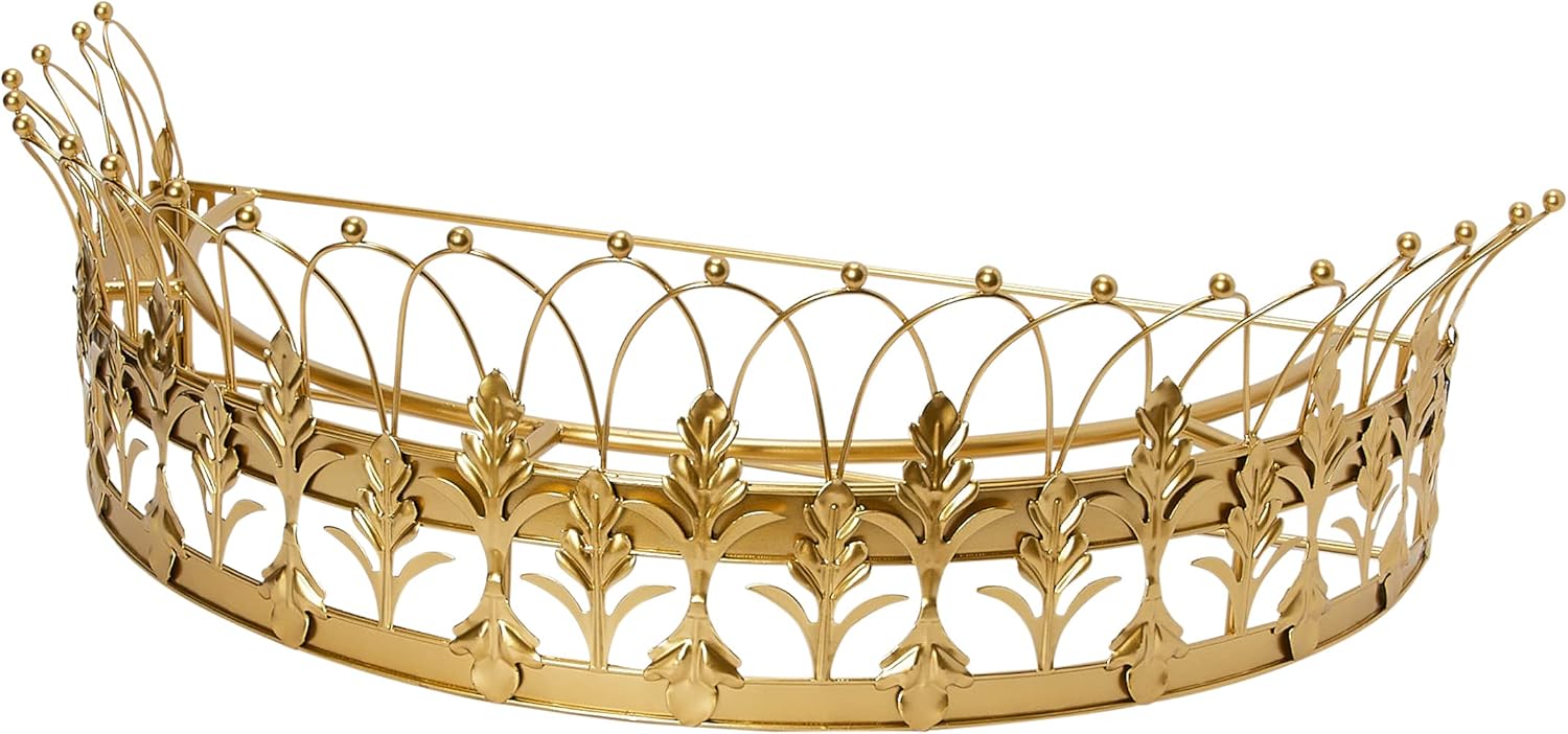 metal curtain crown