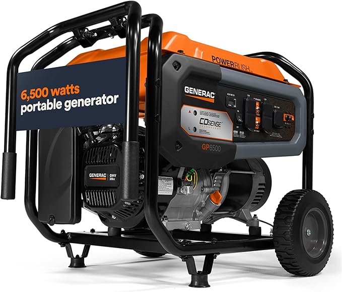 generator 6500 watts for rent