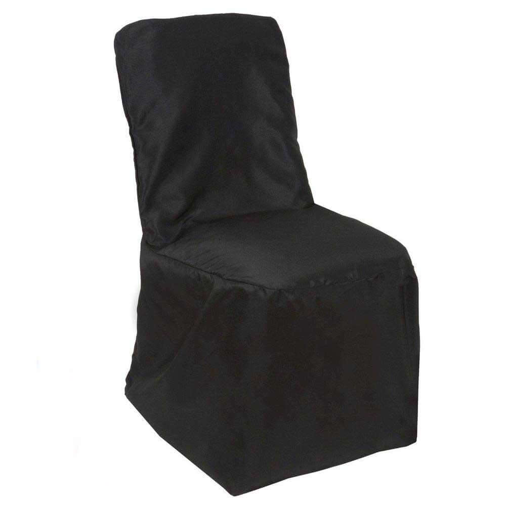 black chair cover